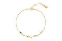  Dusk Divas - Schakelarmbanden - Zilver / 14kt GP - Zirkonia - 18,5cm